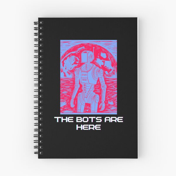 Item preview, Humanoid AI Robots Future Tech Design | The Bots Are Coming Futuristic Android Art designed and sold by TEEJAMBOREE.
