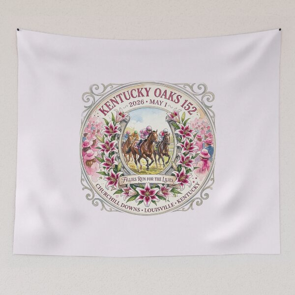 Item preview, 2026 Kentucky Oaks152 Horse Racing Design on apparel and more designed and sold by Ginny Luttrell.