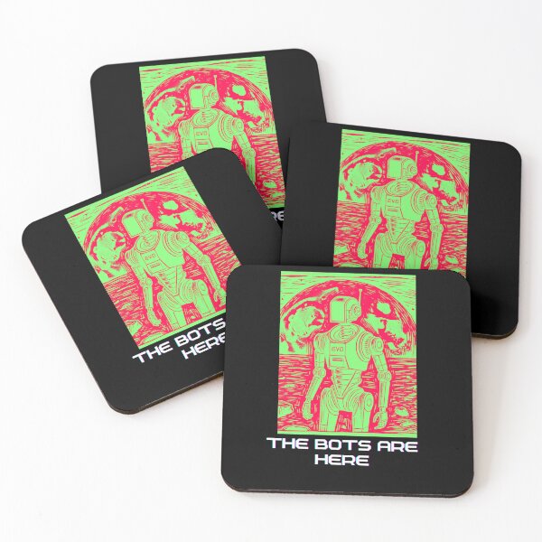 Item preview, Humanoid AI Robots Future Tech Design | The Bots Are Coming Futuristic Android Art designed and sold by TEEJAMBOREE.