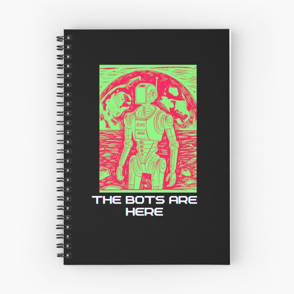 Item preview, Humanoid AI Robots Future Tech Design | The Bots Are Coming Futuristic Android Art designed and sold by TEEJAMBOREE.
