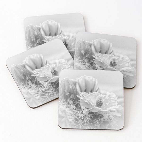 Item preview, Cactus Bloom B/W - Soft as Cotton designed and sold by Strata Gems.