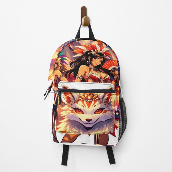 Item preview, Neon Kitsune Carnival Festival with Steelpan designed and sold by 5PalmsCreative.