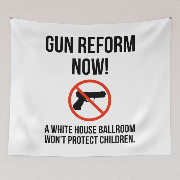 Item preview, A White House ballroom won’t protect children. designed and sold by Rachel the Artist .