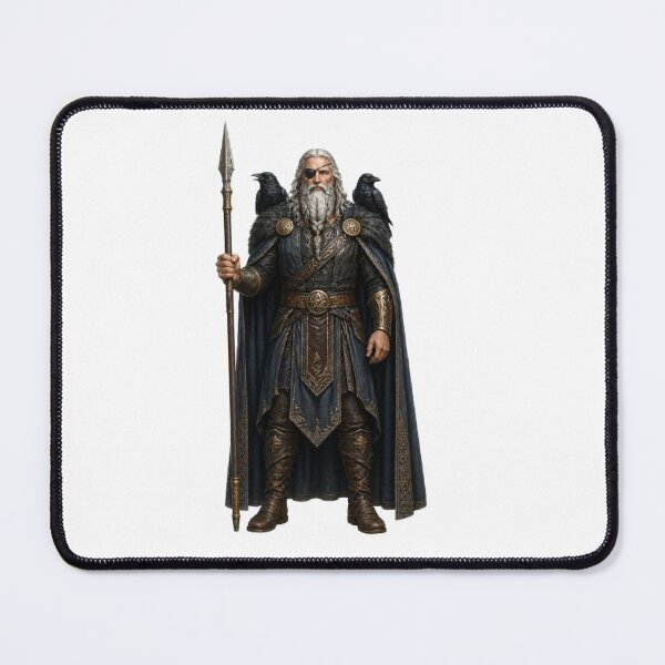 Item preview, Odin Norse God Allfather Raven Mythology Design designed and sold by The Dark Files.