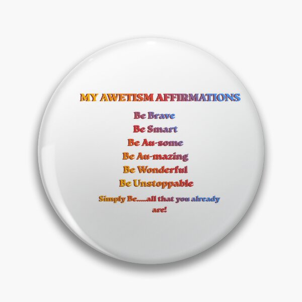 Item preview, AWETISM AFFIRMATIONS designed and sold by awetismspeaks.