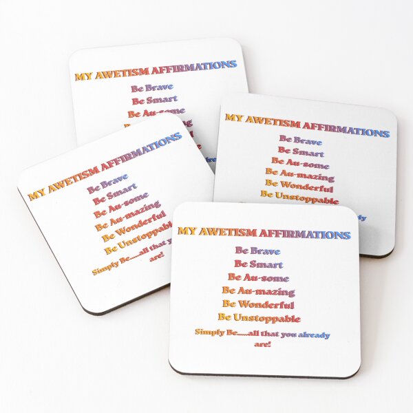 Item preview, AWETISM AFFIRMATIONS designed and sold by awetismspeaks.