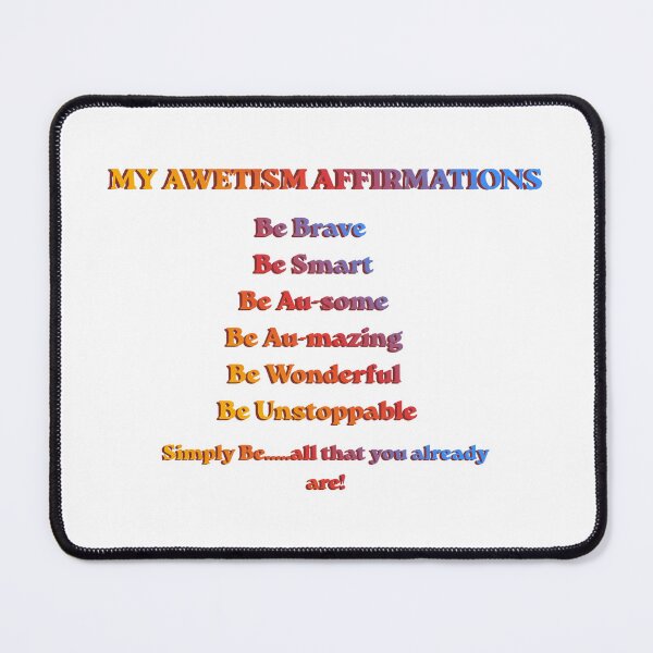 Item preview, AWETISM AFFIRMATIONS designed and sold by awetismspeaks.