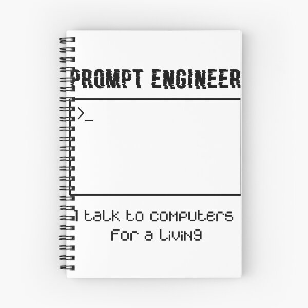 Item preview, (Blank ink) Prompt Engineer, I Talk To Computers For Money Terminal Design (white ink) designed and sold by Chadsonstore.