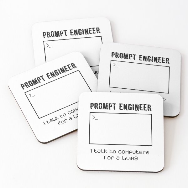 Item preview, (Blank ink) Prompt Engineer, I Talk To Computers For Money Terminal Design (white ink) designed and sold by Chadsonstore.
