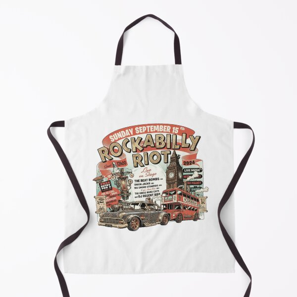 Item preview, Rockabilly Riot Vintage Poster T-Shirt | Retro 50s Rock & Roll Steampunk Car Design | Classic Americana Rockabilly Art designed and sold by ObsidianUruk.