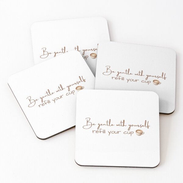 Item preview, Coffee - be gentle with yourself, refill your cup designed and sold by bruise+blush.