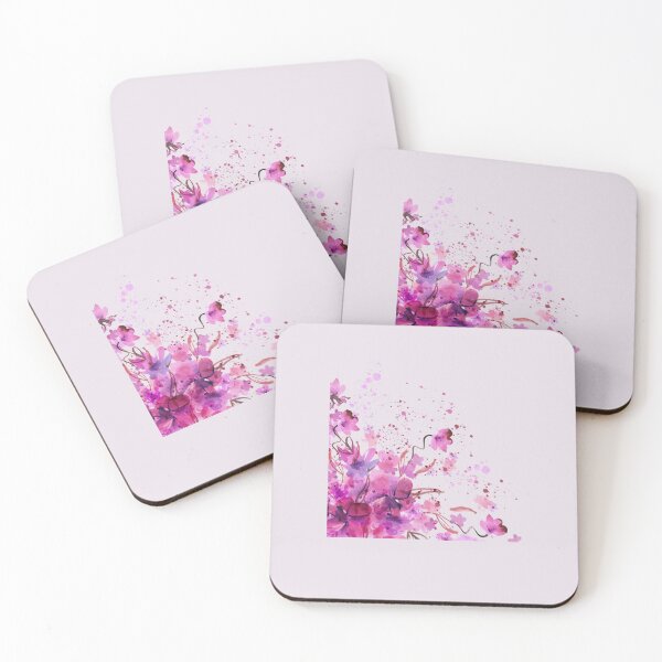 Item preview, Soft Bloom - Pink Floral Aesthetic Watercolor Flowers designed and sold by MadeByMira.