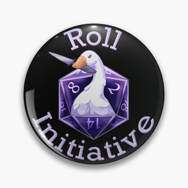 Item preview, Roll Initiative Goose - Dark Purple designed and sold by -Solarly-.
