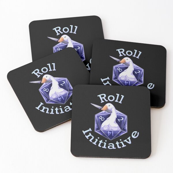 Item preview, Roll Initiative Goose - Dark Blue designed and sold by -Solarly-.