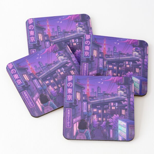 Item preview, Midnight Neon Dreams of Tokyo City designed and sold by TAOptimus .