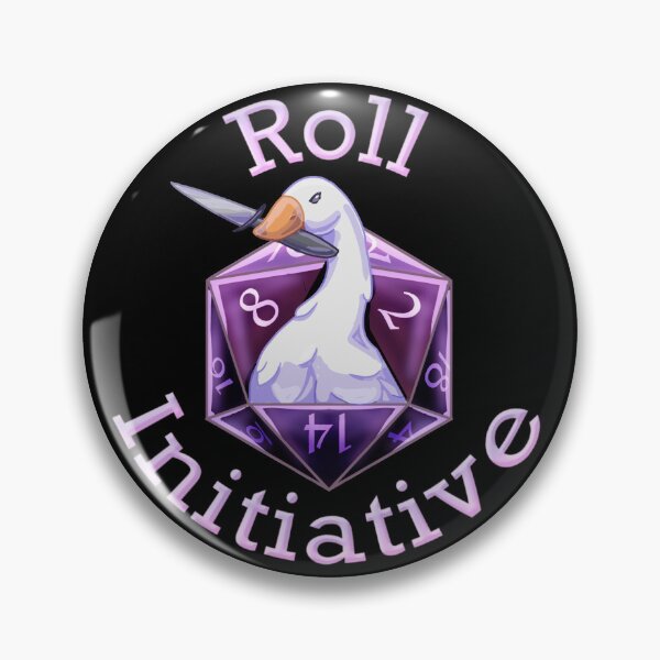 Item preview, Roll Initiative Goose - Dark Pink designed and sold by -Solarly-.