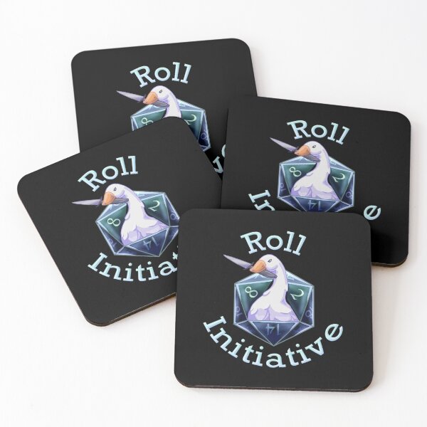 Item preview, Roll Initiative Goose - Dark Teal designed and sold by -Solarly-.