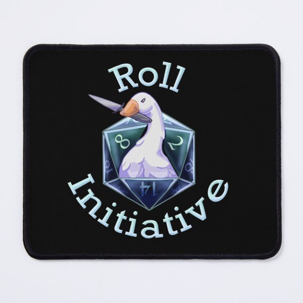 Item preview, Roll Initiative Goose - Dark Teal designed and sold by -Solarly-.