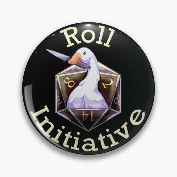 Item preview, Roll Initiative Goose - Dark Yellow designed and sold by -Solarly-.