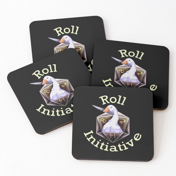 Item preview, Roll Initiative Goose - Dark Yellow designed and sold by -Solarly-.