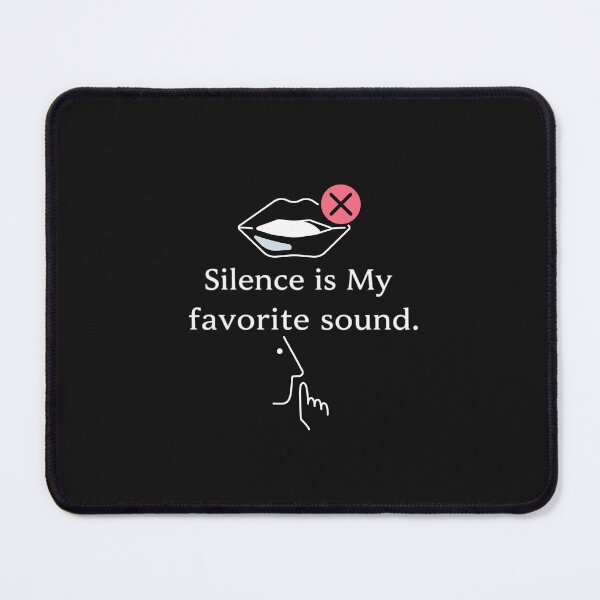 Item preview, Silence Is My Favorite Sound Introvert Art designed and sold by artlife4.