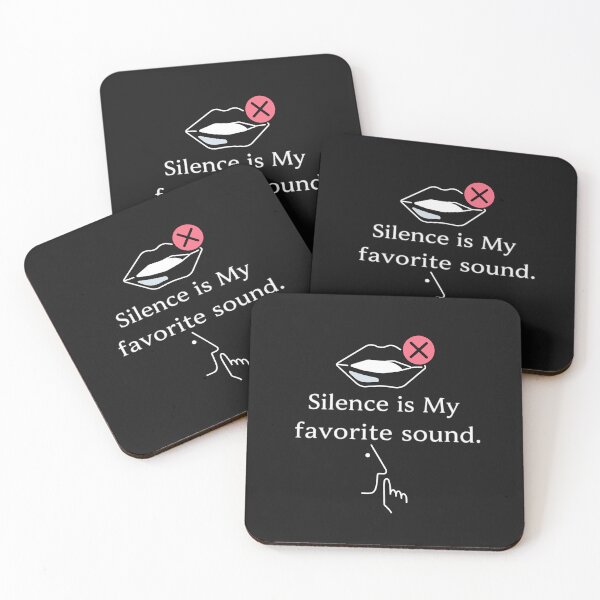 Item preview, Silence Is My Favorite Sound Introvert Art designed and sold by artlife4.