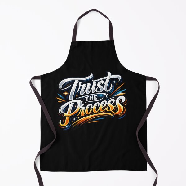 Item preview, Trust the Process – Modern Hand Lettering Typography Design designed and sold by Newthingzy.