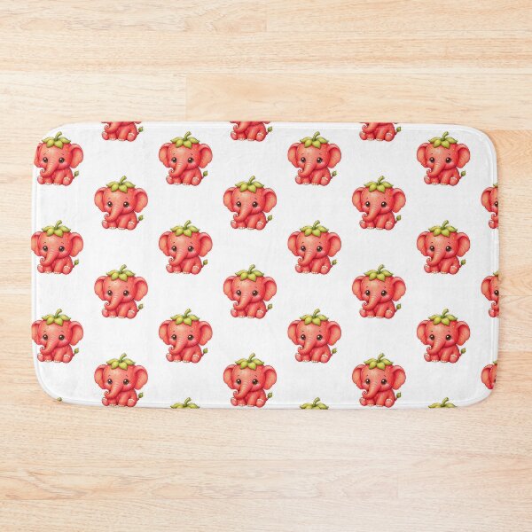 Item preview, Strawberry elephant designed and sold by Darcie Smith.