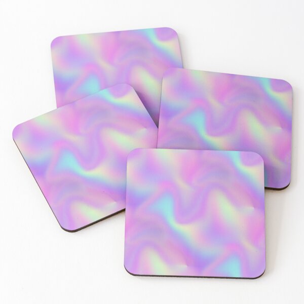 Item preview, abstract colorful gradient kaleidoscope pastel purple blue designed and sold by Gossip Rag.