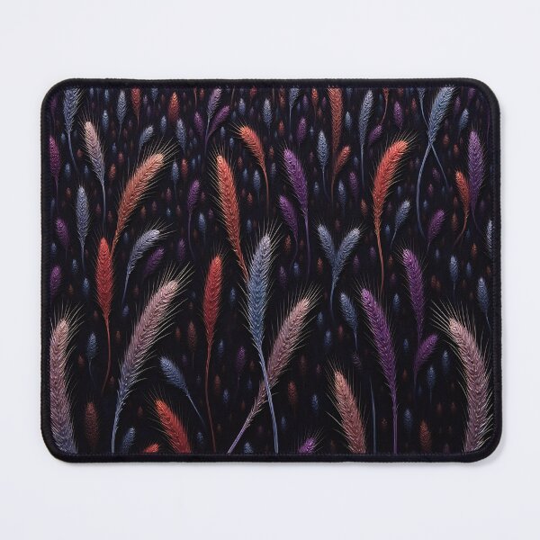 Item preview, Midnight Meadow – Dark Botanical Feather Grass Pattern designed and sold by M22--.