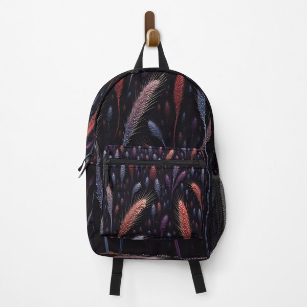 Item preview, Midnight Meadow – Dark Botanical Feather Grass Pattern designed and sold by M22--.