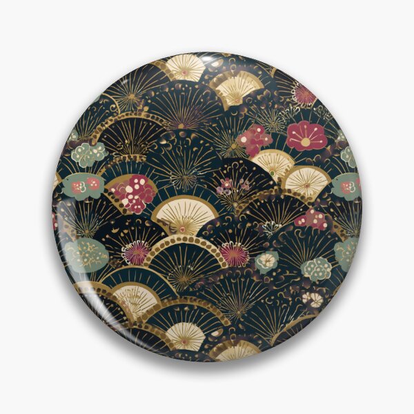 Artikelvorschau, Elegantes japanisches Fächer-Blumenmuster-Design entworfen und verkauft von NicolasGlowArt.