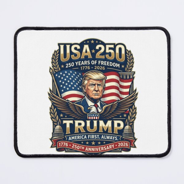 Item preview, Donald Trump USA 250 - 250 Years of Freedom 1776-2026 Patriotic Anniversary designed and sold by FarDesign.