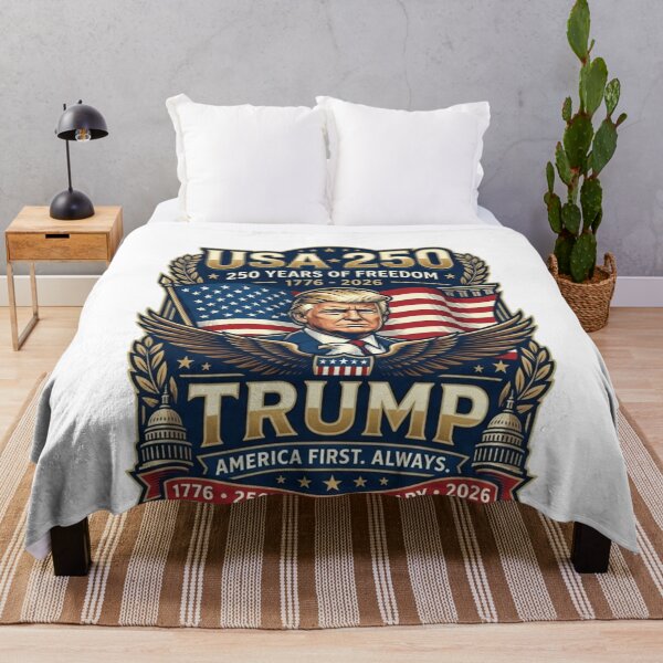 Item preview, Donald Trump USA 250 - 250 Years of Freedom 1776-2026 Patriotic Anniversary designed and sold by FarDesign.