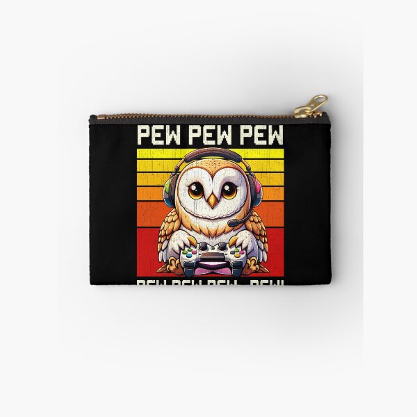 Item preview, Funny Barn Owl Vintage Gamer Videogames Pew Zoo Boys Girls Kids designed and sold by rafaeltto.
