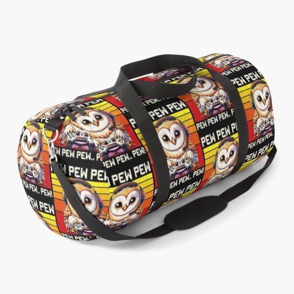 Item preview, Funny Barn Owl Vintage Gamer Videogames Pew Zoo Boys Girls Kids designed and sold by rafaeltto.