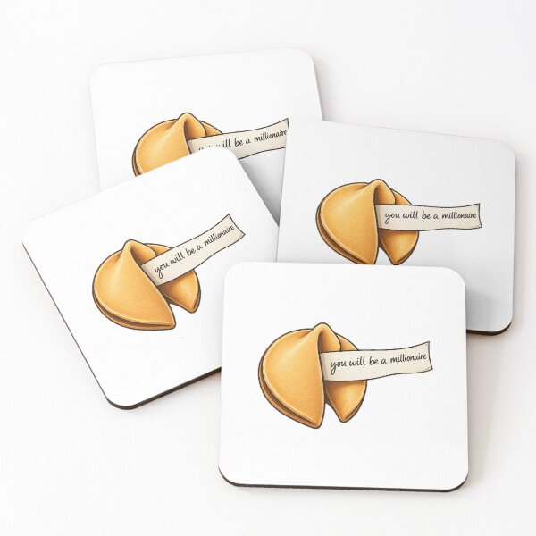 Item preview, Funny Fortune Cookie Millionaire Quote designed and sold by FEEL GOOD CLUB DESIGNS.
