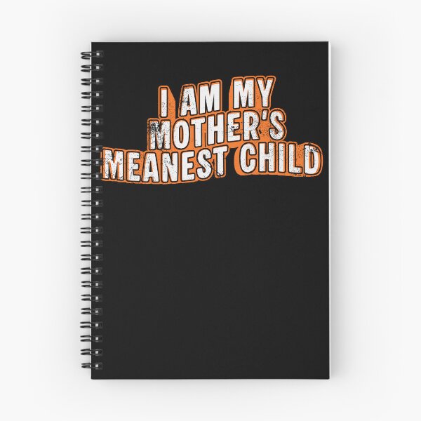 Item preview, I Am My Mothers Meanest Child Retro Distressed Typography designed and sold by axiksa10.
