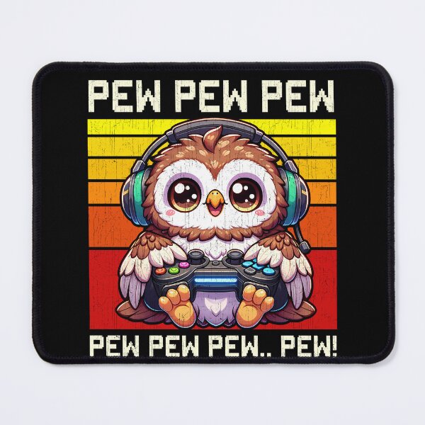 Item preview, Funny Owl Vintage Gamer Videogames Pew Zoo Boys Girls Kids designed and sold by rafaeltto.