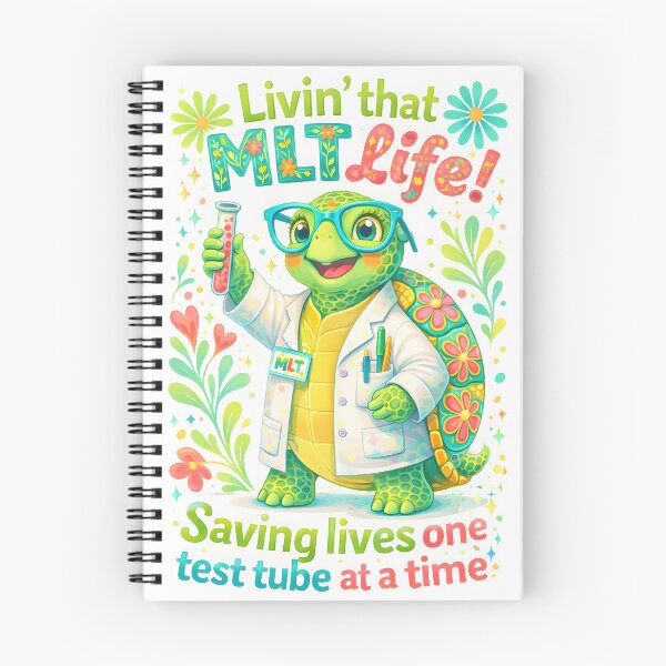Item preview, Cute Turtle Medical Lab Technician MLT Life Lab Week Gift designed and sold by ClinicalHubs.