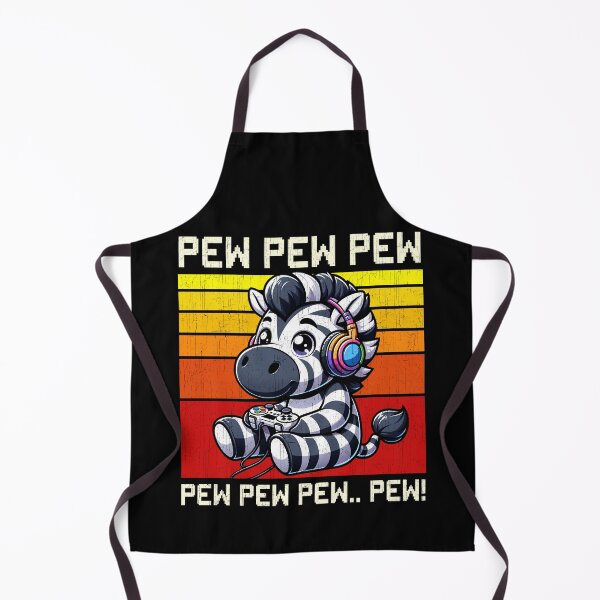 Item preview, Funny Zebra Vintage Gamer Videogames Pew Zoo Boys Girls Kids designed and sold by rafaeltto.