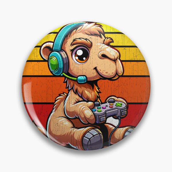 Item preview, Funny Camel Vintage Gamer Videogames Pew Zoo Boys Girls Kids designed and sold by rafaeltto.