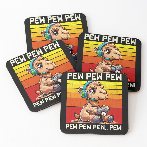 Item preview, Funny Camel Vintage Gamer Videogames Pew Zoo Boys Girls Kids designed and sold by rafaeltto.