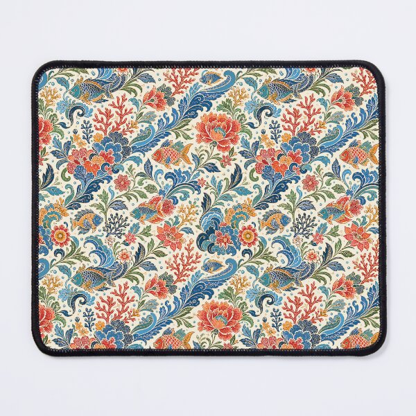 Item preview, Pekalongan Coastal Batik Pattern with Marine and Floral Elements designed and sold by Alpha-mike13.