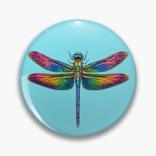 Item preview, Colorful Dragonfly Art, Vibrant Nature Inspired Design for Stickers & Gifts designed and sold by shorethings.