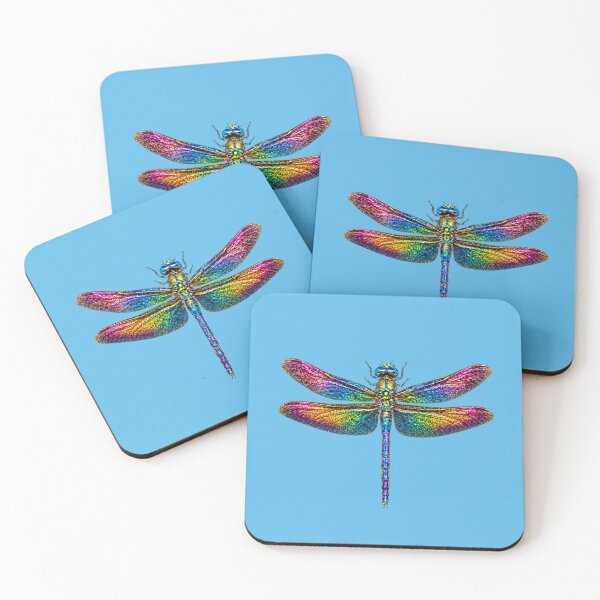 Item preview, Colorful Dragonfly Art, Vibrant Nature Inspired Design for Stickers & Gifts designed and sold by shorethings.