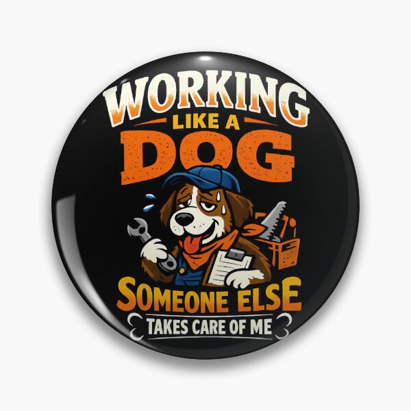 Item preview, Working Like A Dog Funny Mechanic Dog Design designed and sold by TeeTimeTreasure.
