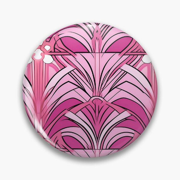 Item preview, Elegant Pink And White Art Deco Vintage Pattern designed and sold by DEC02.