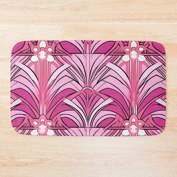 Item preview, Elegant Pink And White Art Deco Vintage Pattern designed and sold by DEC02.