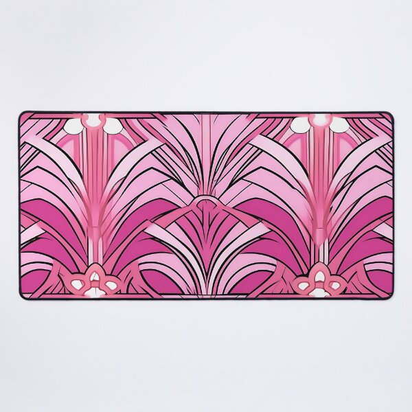 Item preview, Elegant Pink And White Art Deco Vintage Pattern designed and sold by DEC02.